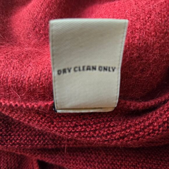 Beyond Threads Alpaca Wool Cardigan Red Size Medium - Picture 9 of 10